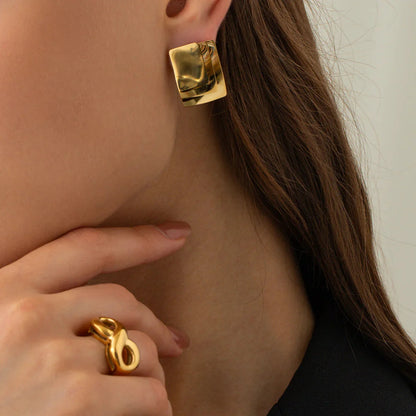 [Amore]Hettie Gold Earrings