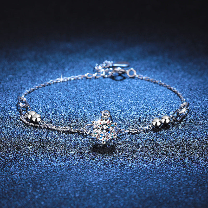 [Amore]CLASSIC SOLITAIRE MOISSANITE BRACELET