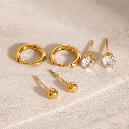 [Amore]Megan Diamond Earring Bundle