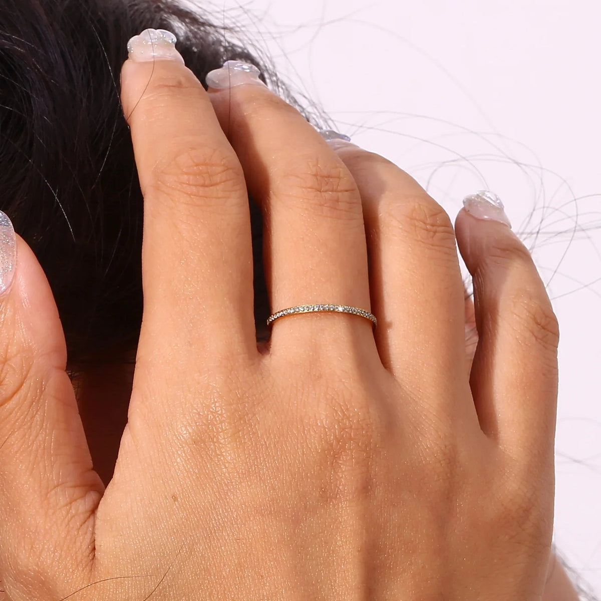 [Amore]Zarra Paved Gold Ring