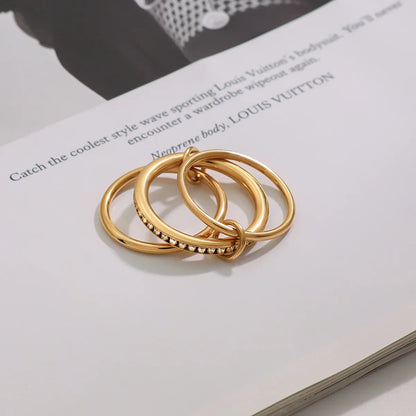 [Amore]Divine Diamond Ring Stack