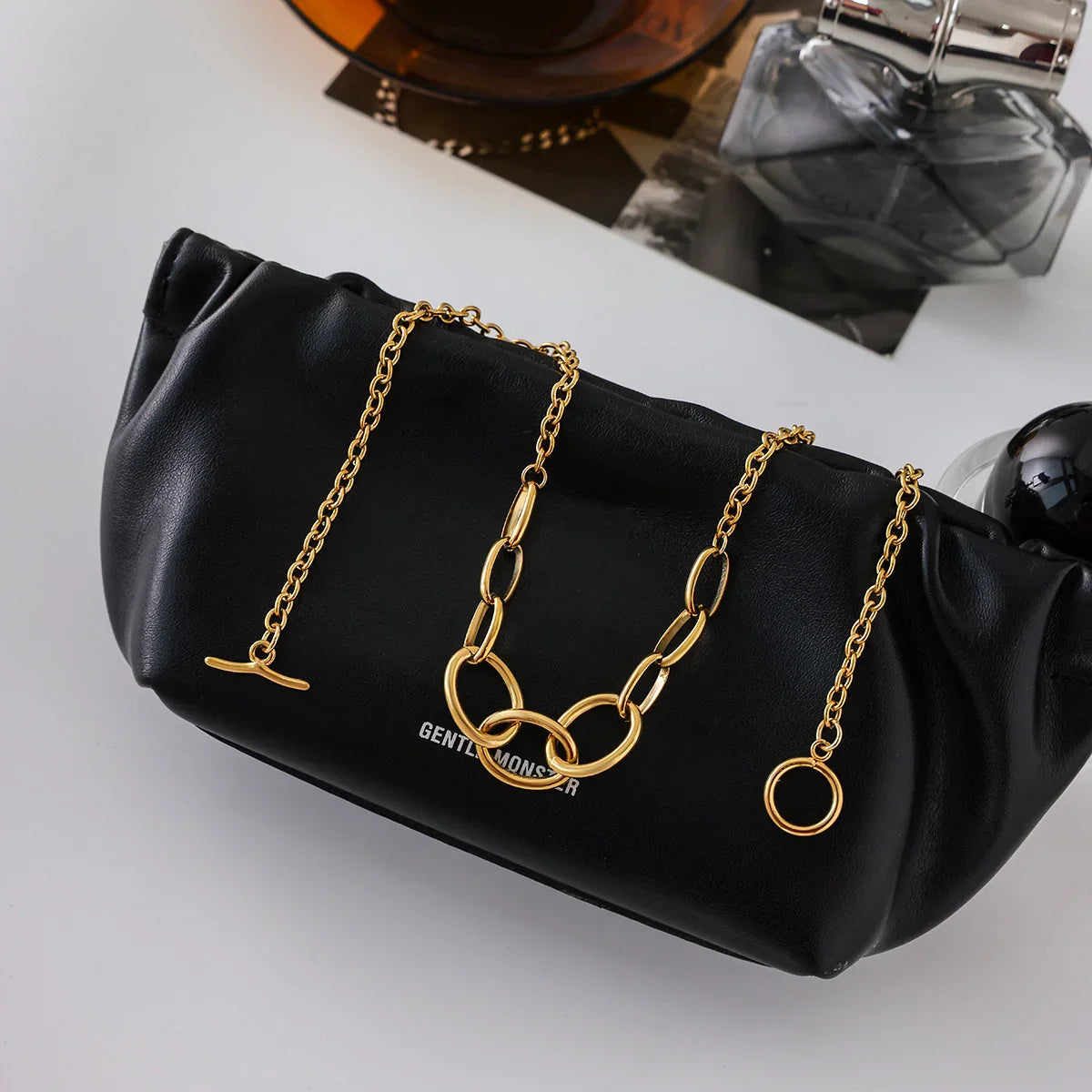 [Amore]Renelle Gold Chain Necklace