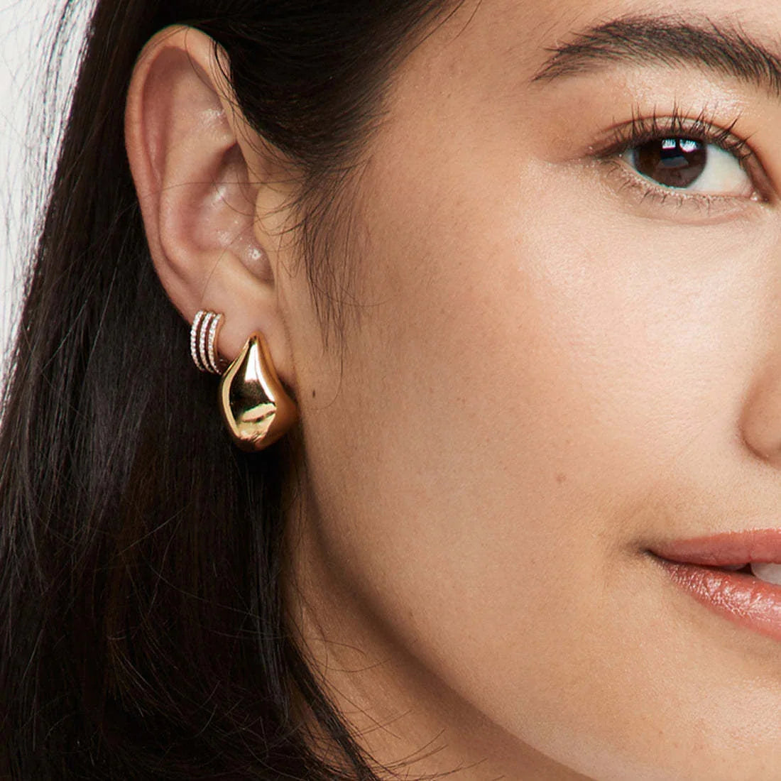 [Amore]Selena Gold Earrings