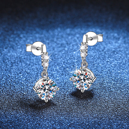 [Amore]DYNAMIC TASSEL MOISSANITE DROP EARRINGS