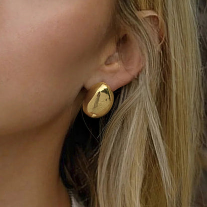 [Amore]Callista Gold Bean Earrings