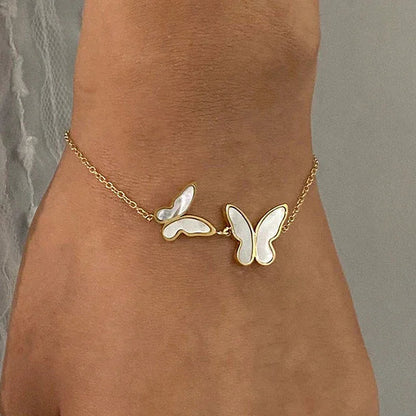 [Amore]Blaire Butterfly Pearl Bracelet