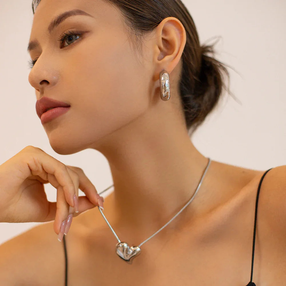 [Amore]Bethany Silver Earrings