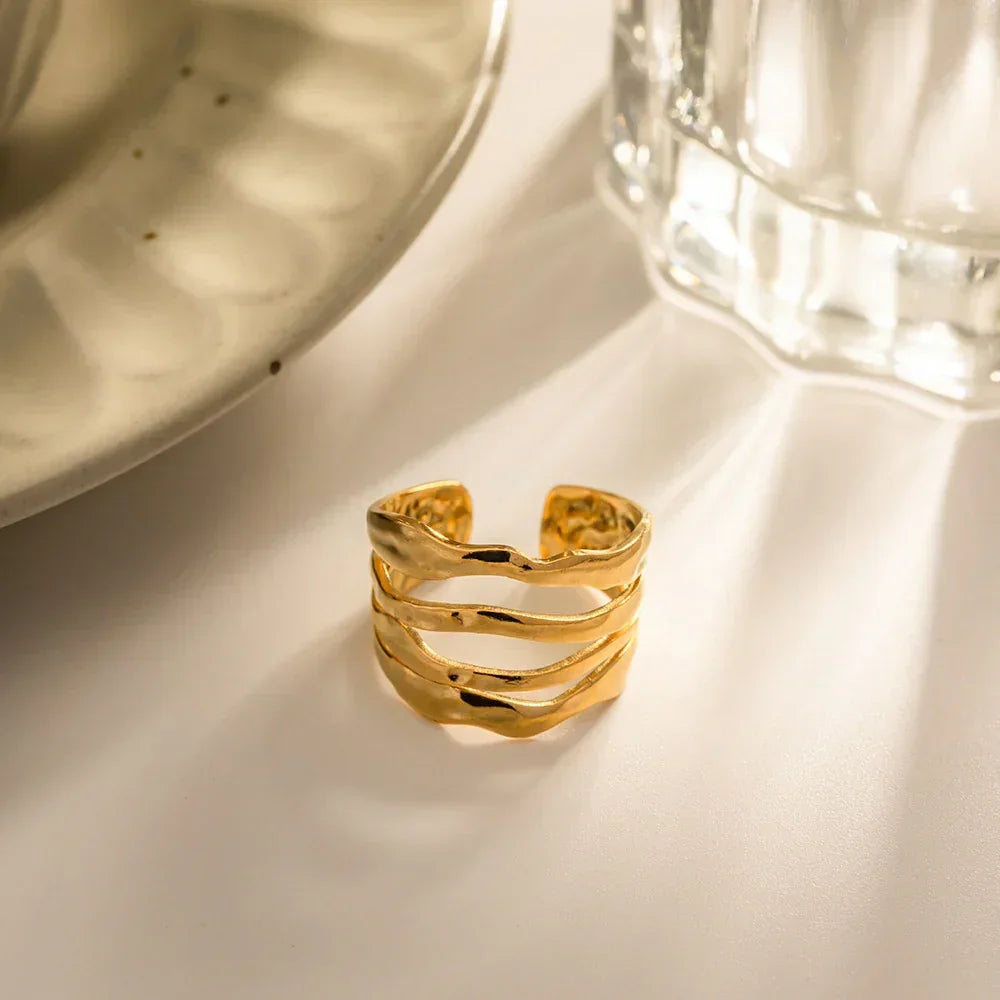[Amore]Cass Gold Ring