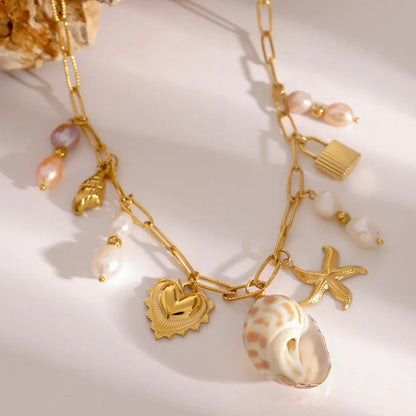 [Amore]Pacific Freshwater Pearl Necklace