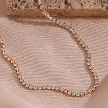[Amore]Isolde Diamond Tennis Necklace