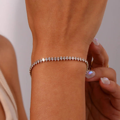 [Amore]Wisteria Diamond Tennis Bracelet