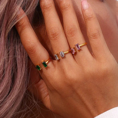[Amore]Fedilia Gemstone Ring