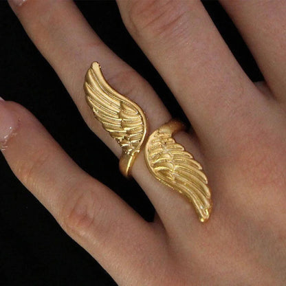 [Amore]Sparrow Gold Wing Ring