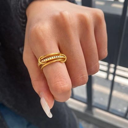 [Amore]Divine Diamond Ring Stack
