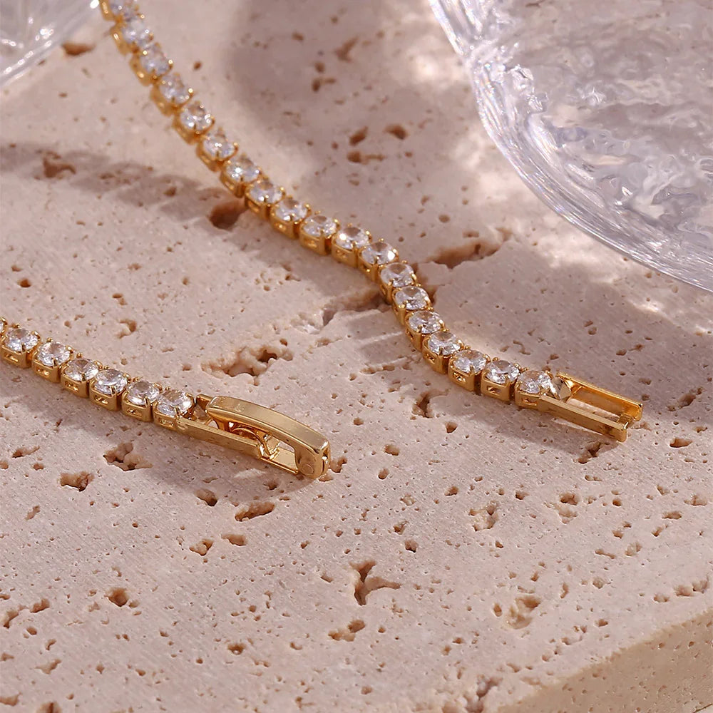 [Amore]Isolde Diamond Tennis Necklace