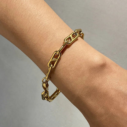 [Amore]Melissa Gold Chain Bracelet