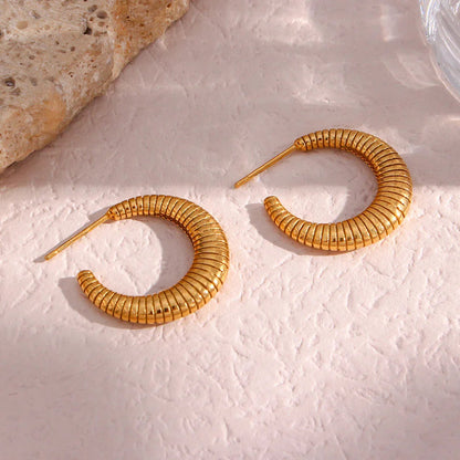 [Amore]Bailey Hoop Earrings