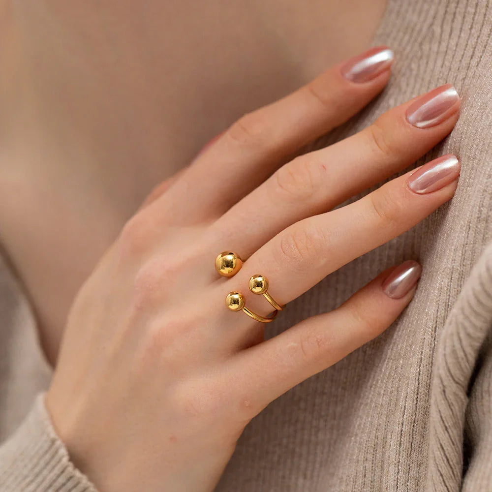 [Amore]Pluto's Orbit Gold Ring