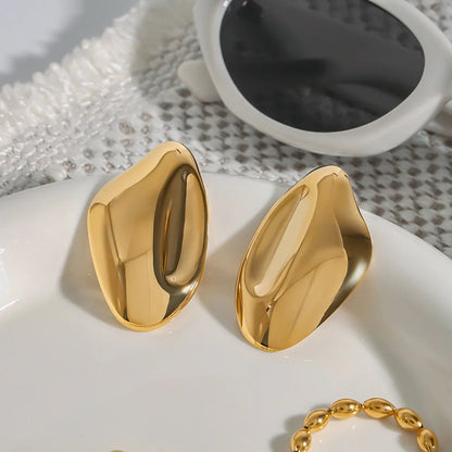 [Amore]Zinnia Gold Earrings