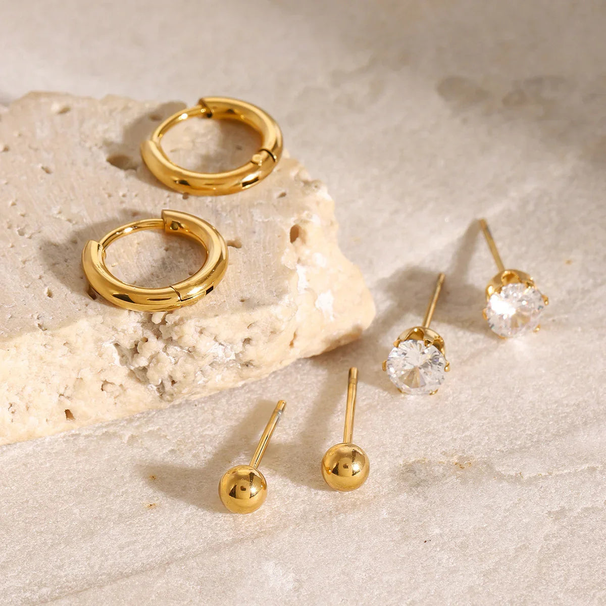 [Amore]Megan Diamond Earring Bundle