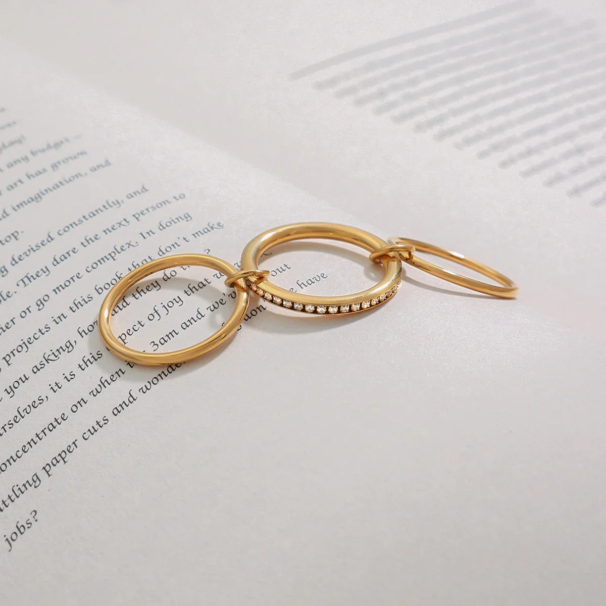 [Amore]Divine Diamond Ring Stack