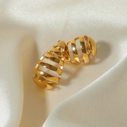 [Amore]Katrin Drop Gold Earrings