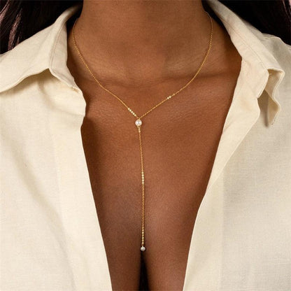 [Amore]Beatrice Pearl Tassel Necklace