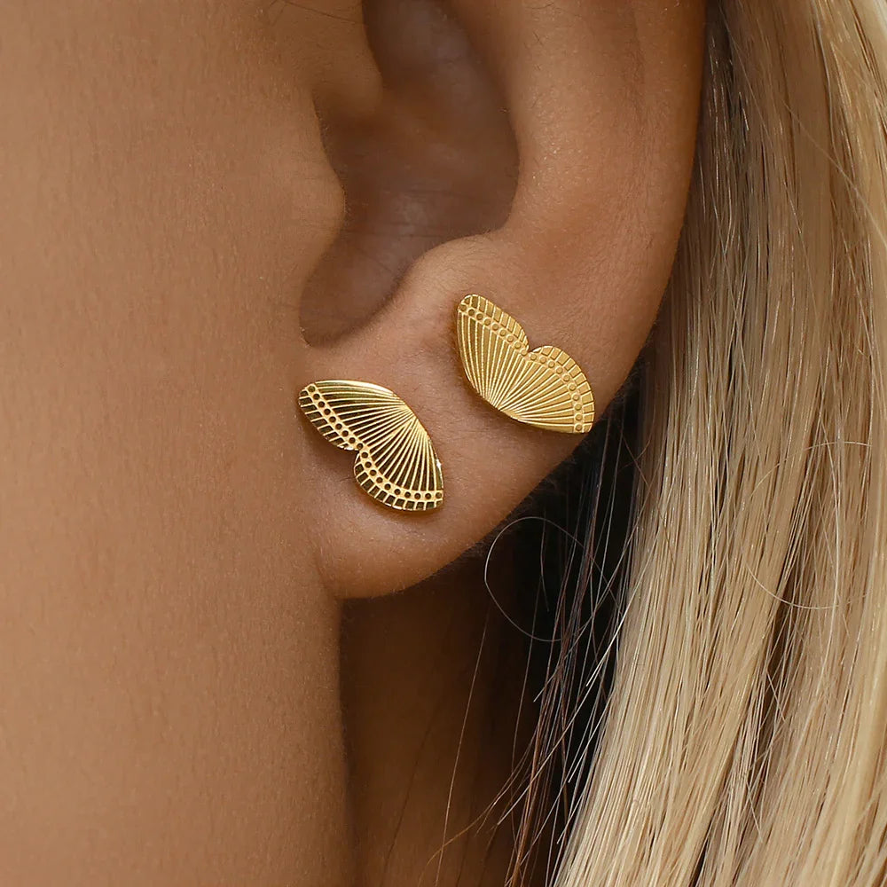 [Amore]Lilac Gold Earrings
