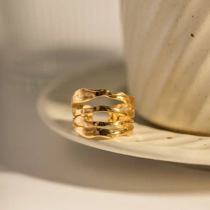 [Amore]Cass Gold Ring