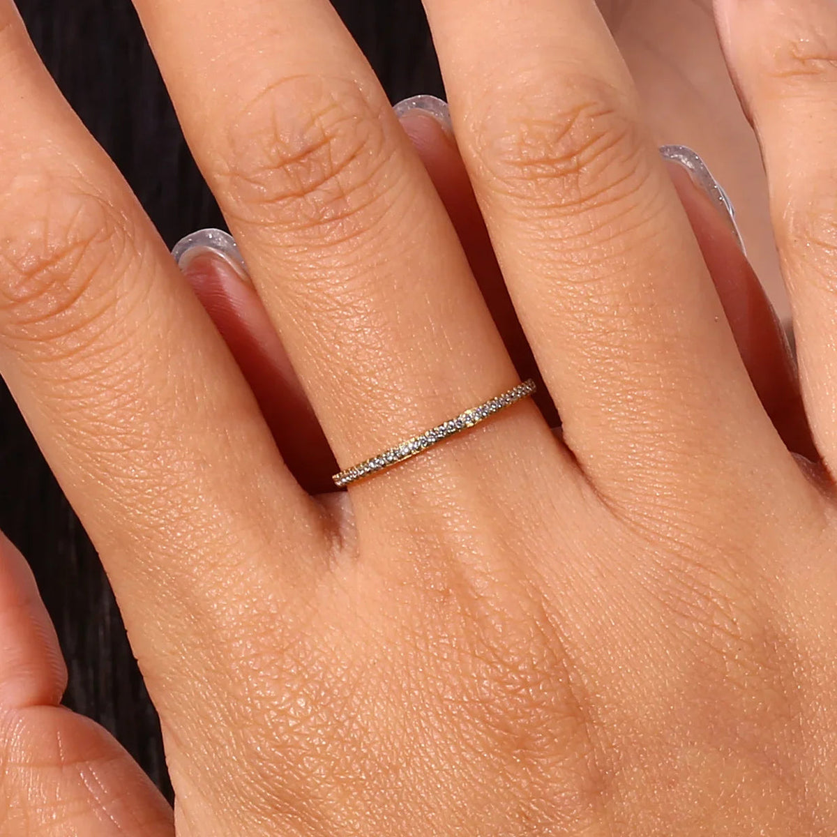 [Amore]Zarra Paved Gold Ring