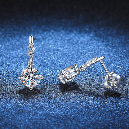 [Amore]DYNAMIC TASSEL MOISSANITE DROP EARRINGS