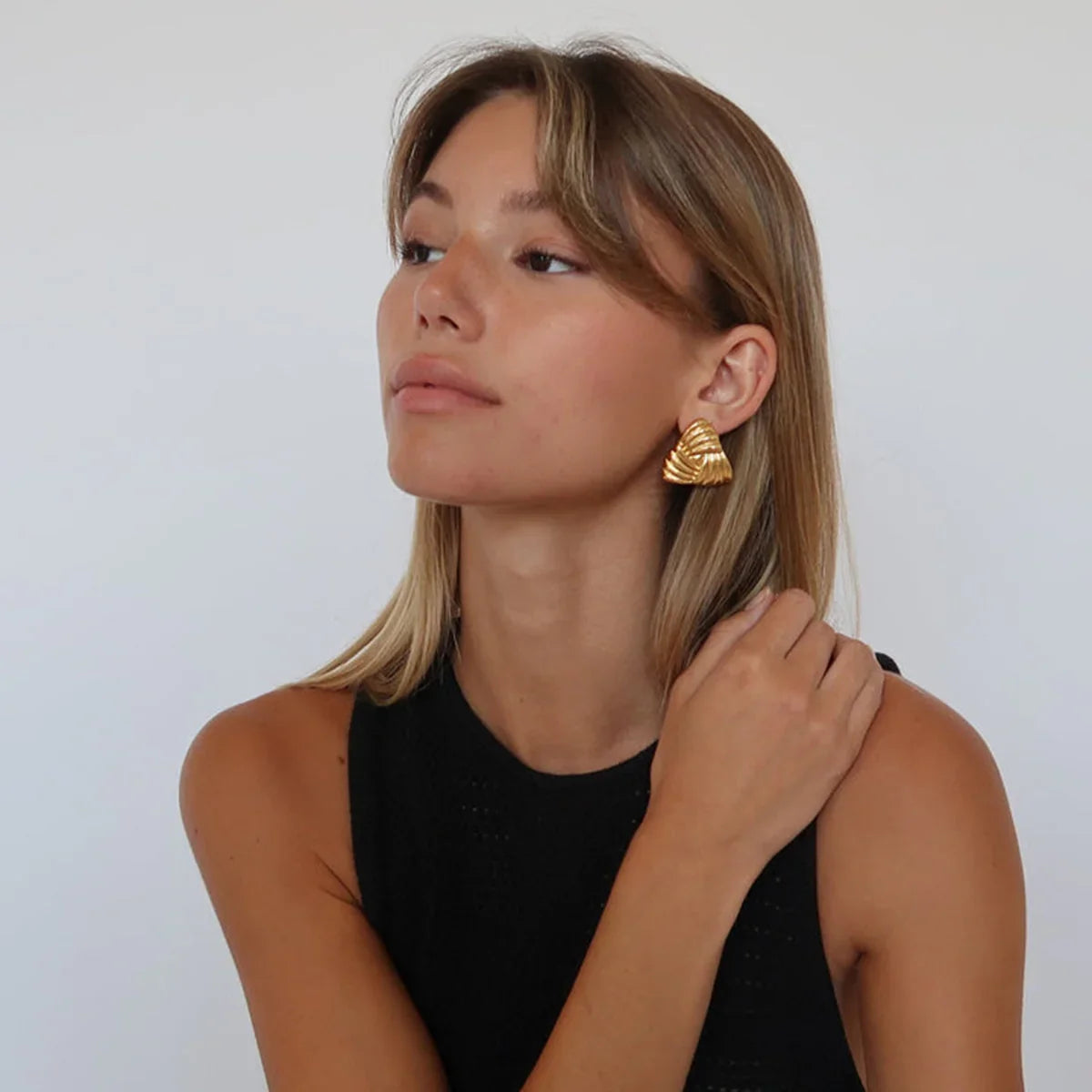 [Amore]Brigitte Gold Earrings
