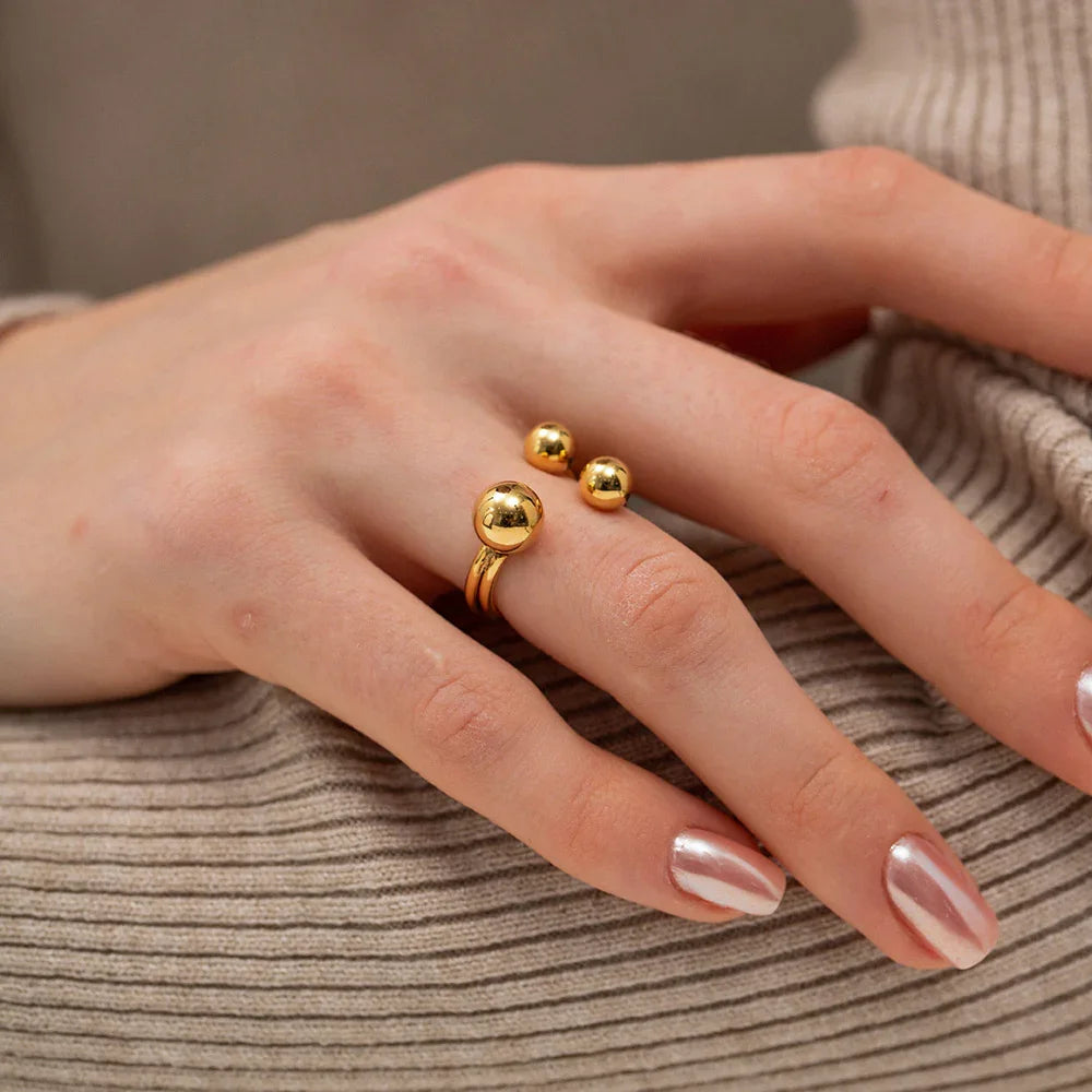 [Amore]Pluto's Orbit Gold Ring