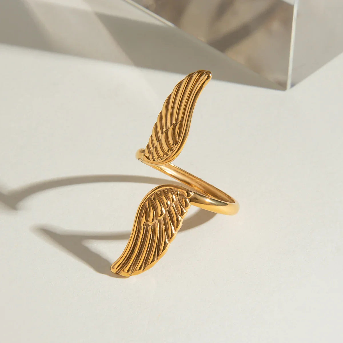 [Amore]Sparrow Gold Wing Ring