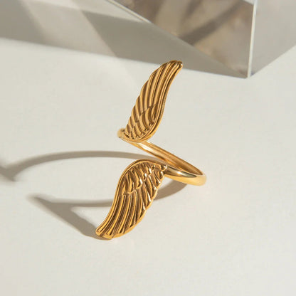 [Amore]Sparrow Gold Wing Ring