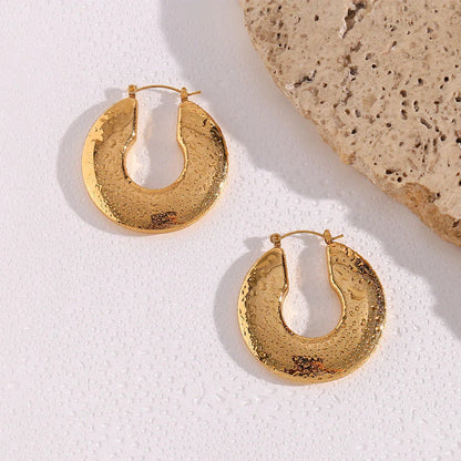 [Amore]Kayleigh Chunky Hoop Earrings