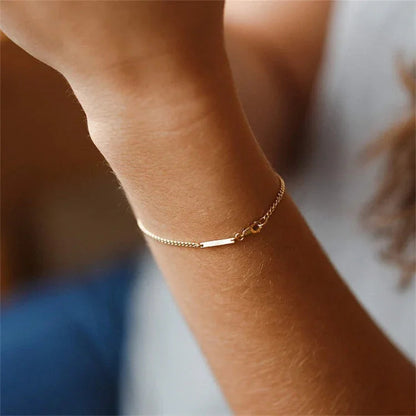 [Amore]Rosemary Gold Chain Bracelet