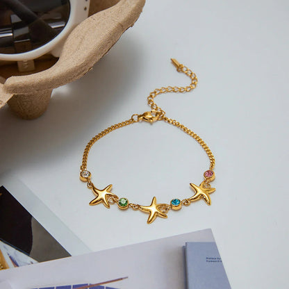 [Amore]Kristine Golden Starfish Bracelet
