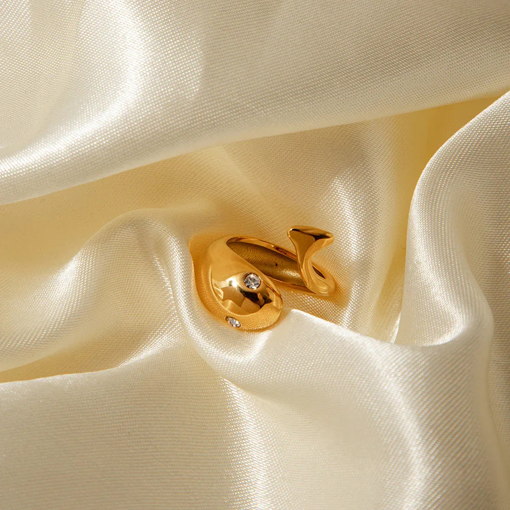 [Amore]Etta Gold Serpent Ring