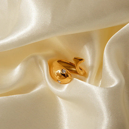 [Amore]Etta Gold Serpent Ring