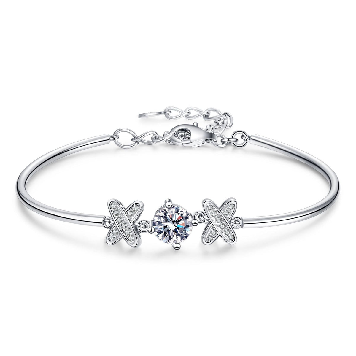 [Amore]ELEGANT BOW-KNOT MOISSANITE BRACELET