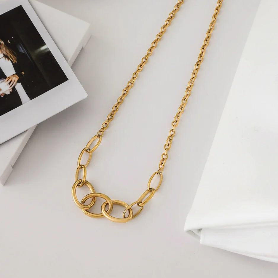 [Amore]Renelle Gold Chain Necklace