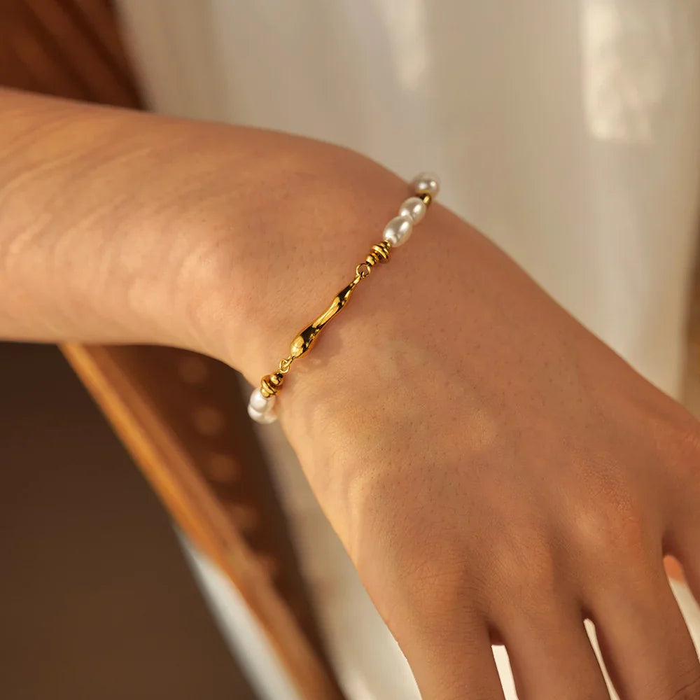 [Amore]Dominique Freshwater Pearl Bracelet