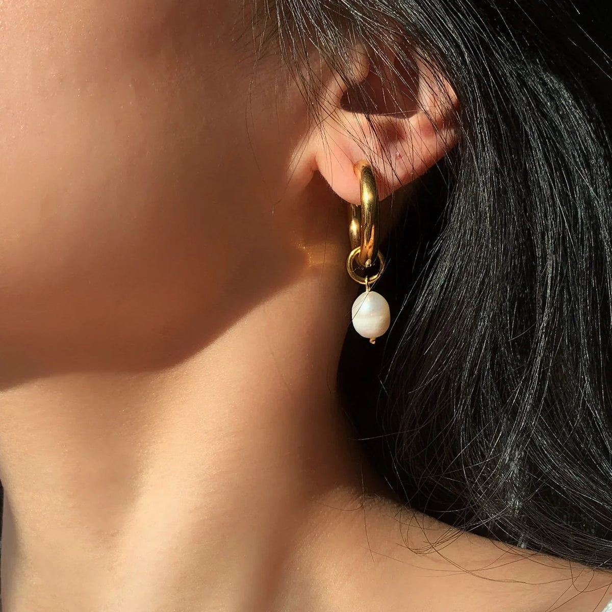 [Amore]Stella Pearl Earrings