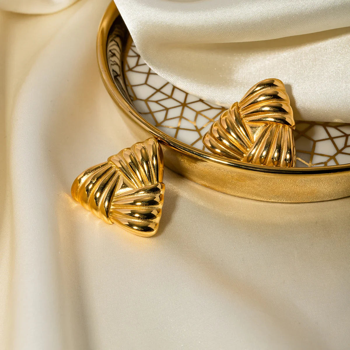[Amore]Brigitte Gold Earrings