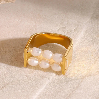 [Amore]Elliana Pearl Ring