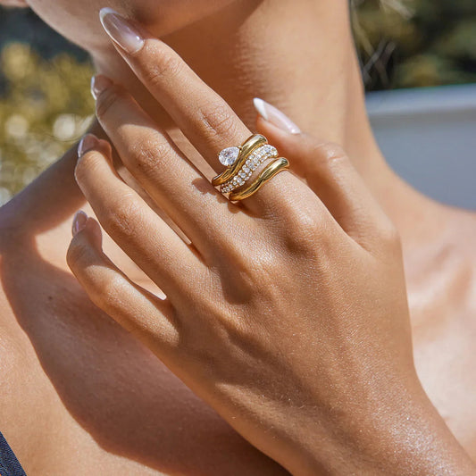 [Amore]Noemi Curated Ring Stack Collection
