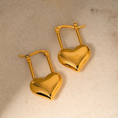 [Amore]Jessamine Heart Earrings