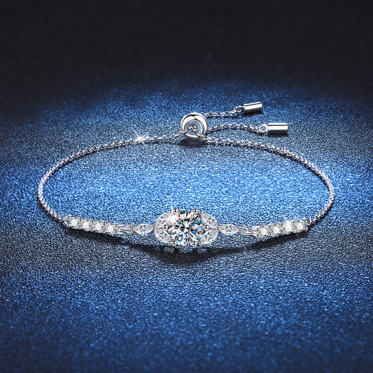 [Amore]BLOOMING STAR-FLOWER MOISSANITE BRACELET