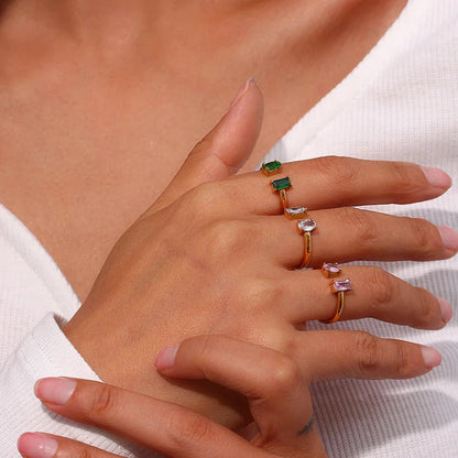 [Amore]Fedilia Gemstone Ring